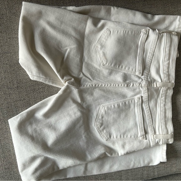 J. Crew 9” High Rise toothpick white jeans - Picture 3 of 5